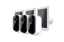 Pack de 3 Caméras de surveillance Arlo Essential2 extérieur 2K Blanc