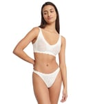 Sloggi Women's ZERO Feel Bliss String Underwear, Silk White, M