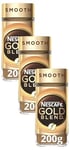 Nescafé Gold Blend Smooth Instant Coffee, 200g (Pack of 3)