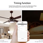 Smart WiFi Air Fan Lamp Touch Switch Voice Control Compatible For Hom MPF