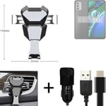 Car holder air vent mount for Nokia G42 5G cell phone mount