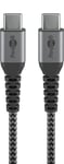 49302 CORDON USB-C MALE - MALE 1 METRE