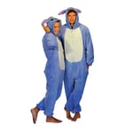 Stitch Blå Rosa Unisex Onesie Kigurumi Fancy Dress Kostym Huvtröja Pyjamas_f Stitch Blue S(150CM-160CM)