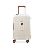 DELSEY PARIS - Moncey - Valise cabine Rigid Material Recyclable and Recyclable - 55 x 35 x 25 cm - 38 litres - S - Angora, Angora, S, Recyclé & Recyclable