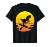 Funny SUP Stand Up Paddle Board Boarding T-Rex Gift T-Shirt