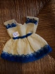 robe neuve  pour poupee marie francoise mode et travaux  laine 09/1960