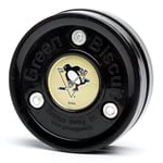 Green Biscuit Puck NHL Edition- Piitsburgh Svart