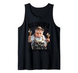 Grandpa The Man The Myth The Bad Influence Tank Top