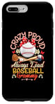 iPhone 7 Plus/8 Plus Womens Crazy Proud Always Loud Baseball Grammy Grandma Case