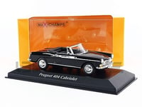 MAXICHAMPS 1:43 Peugeot 404 Cabriolet-1962-Noir Voiture Miniature de Collection, 940112931, Black