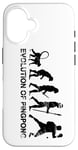 Coque pour iPhone 16 Ping Pong Evolution pour les joueurs de tennis de table