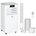 HOMCOM 10000 BTU Air Conditioner Portable AC Unit with Remote, for Bedroom