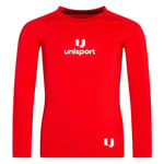 Unisport Warm Turtleneck Baselayer - Rød Barn, størrelse 152 cm