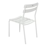 Chaise de jardin en aluminium - OVIALA - Empilable - Blanc - Moderne et élégante