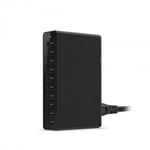 Anker Powerport 10 USB-laddningsstation 60w 10-portars väggladdare Hemladdare Plug Charger Adapter Shm