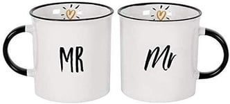 Boxed Couple Mug Sets - The Perfect Wedding Gift! (Mr and Mr)