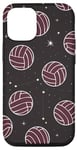 Coque pour iPhone 14 Pro Volleyballballon-rose esthétique femmes filles