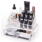 UNIQ Makeup Akryl Organizer med 1 låda + topp, SF-1061