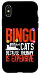 iPhone X/XS Bingo Player Cat Bingo And Cats Because Therapy Is Expensive Case