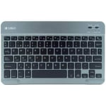 Bluetooth-tangentbord med tabletthållare Subblim SUB-KBT-SMBL31 Grå Qwerty Spanska QWERTY