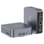 GEEKOM GT13 Pro Mini PC, Intel Core i7-13620H 10 Core Max - 4,9 Ghz - Ram 32 Go - SSD 1 To, 2 * USB 4 Type-C (8K à 30 Hz) + 2 * HDMI 2.0 (4K à 60 Hz) quatre écrans, WiFi 6E Bluetooth 5.2