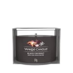 Yankee Candle Bougie Votif Verre Unique Noir Coconut