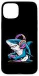 Coque pour iPhone 15 Plus Costume de requin pour adolescents - Jeu vidéo - Peluche requin