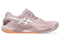 Asics Femme Gel-Resolution 9 Sneaker, Watershed Rose White, 43.5 EU