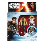 Star Wars The Force Awakens - Finn Starkiller Base Hasbro Armour up Figure B3887