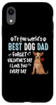 Coque pour iPhone XR Chihuahua Best Dog Dad Valentines Day Funny Puppy