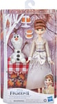 Frozen Playset with 2 Dolls ANNA and OLAF PICNIC Original HASBRO F1583