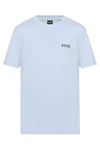 BOSS Green Mens Tee 12 T Shirt Light Blue - Size Large