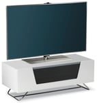 Alphason Chromium White 1000 TV Unit for 37 40 43 47 49 50 Inch TVs