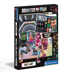 Clementoni Monster High Face Art, Coffret pour Réaliser Maquillage, pour Enfants, Multicolore - 18788