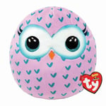 Official Squish TY 35cm Winks Owl Beanie Boo Large Soft Plush Toy