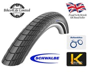 2 X Black Schwalbe Big Ben Balloon Bike Cycle Tyre 27.5 x 2.0 (50-584) K-Guard