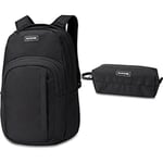 Dakine Backpack Campus M 25L Liter Black + Accessory Case Black