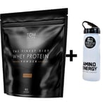 Diet Whey Protein Powder Chocolate 1KG Tom Oliver + ON Water Bottle DATED OCT/23