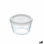 Round Lunch Box with Lid Pyrex Cook&freeze 600 ml 12 x 12 x 9 cm Transparent 