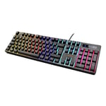 DELTACO GAMING DK310 Mechanical keyboard, Red switches, RGB, black