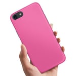 iPhone 5/5S/SE - Skal/Mobilskal Rosa Rosa