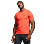 Berghaus Men's Organic Colour Logo T-Shirt, Molten Lava/Dusk, L