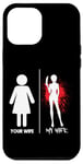 iPhone 12 Pro Max Scary Horror Movie Knife Blood Your Wife My Wife Case