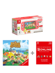 Nintendo Switch Lite Handheld Console, Coral, Isabelle Alhoa Edition with Animal Crossing: New Horizons & 12-Month Nintendo Switch Online Individual M