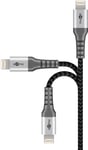 Goobay USB 2.0-kabel, A hane till Lightning hane, 2 meter