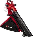Einhell Power X-Change 36V Cordless Leaf Blower And Vacuum - High Power Suction and Blowing Functions, 45L Collection Sack - VENTURRO 36/240 Solo Rechargeable Garden Vacuum (Battery Not Included)