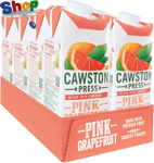 Cawston  Press  Pink  Grapefruit  Pressed  Juice -  1  Litre  Pack  of  Juice  C