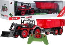 Ramiz Traktor Red Trailer Red 2,4Ghz