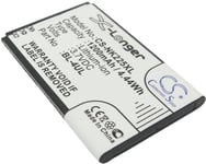 Batteri til BL-4WL for Nokia, 3,7V, 1200mAh