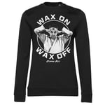 Hybris Wax On Off Girly Sweatshirt (S,Black)